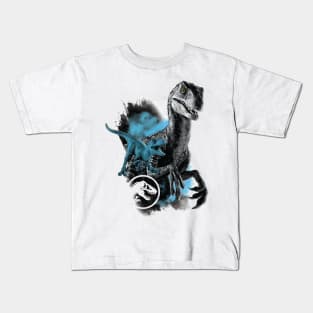 Dinosaurs in Duel: Big and Small Kids T-Shirt